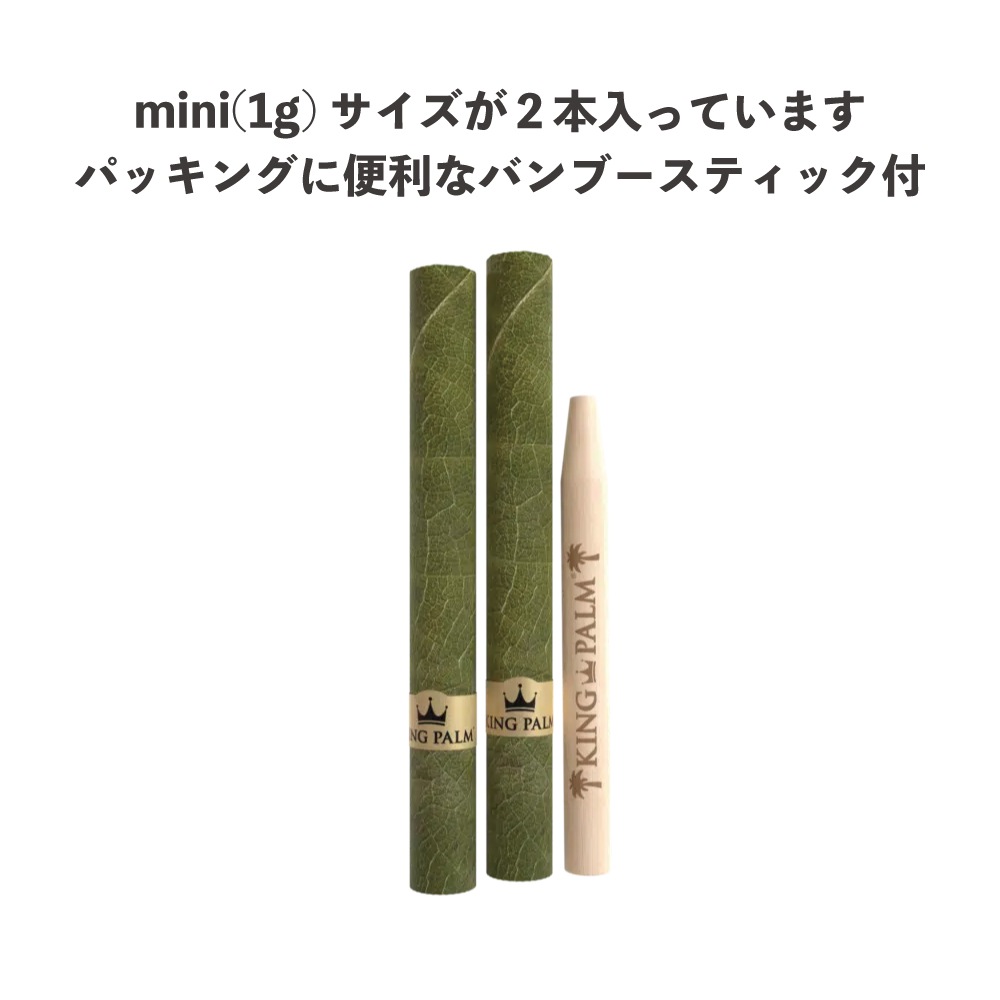 KING PALM (Berry Terps) mini 2枚入 キングパーム ナチュラルリーフ ブランツ