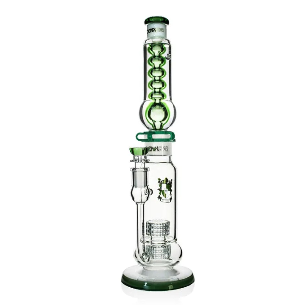 ☆送料無料☆ プレミアム 3層 マトリックス ガラスボング 高さ約41cm PHOENIX STAR グリセリン・ダブルマトリックスボング 冷凍ボング