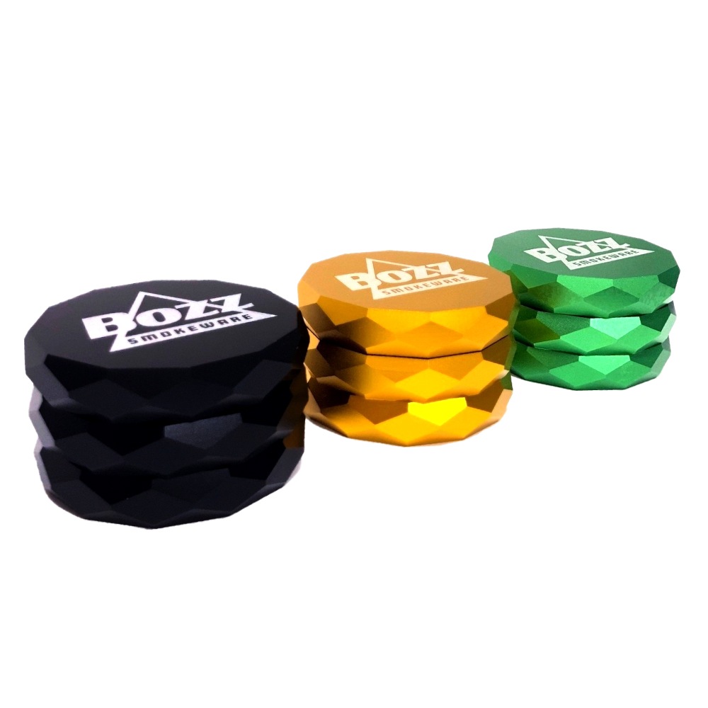 BOZZ ダイヤモンドシェイプ・メタルグラインダ― 4パーツ 63mm