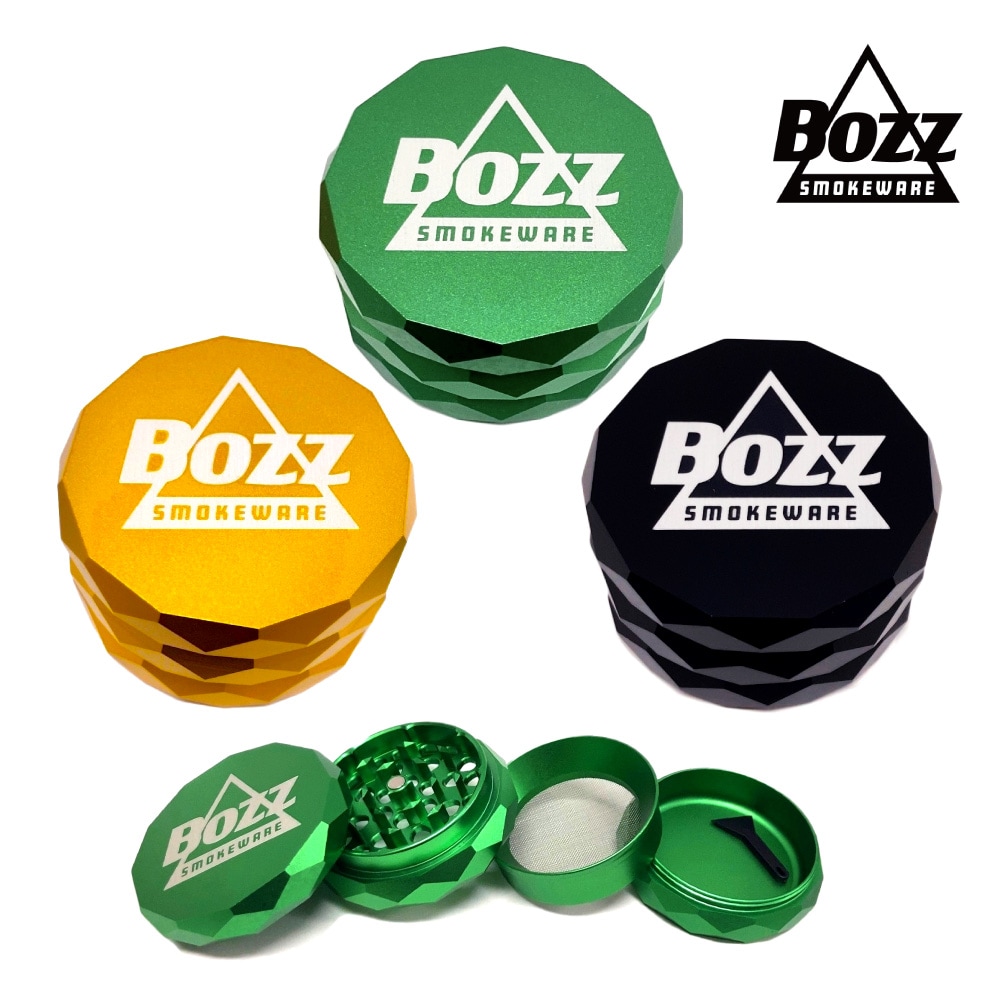 BOZZ ダイヤモンドシェイプ・メタルグラインダ― 4パーツ 63mm