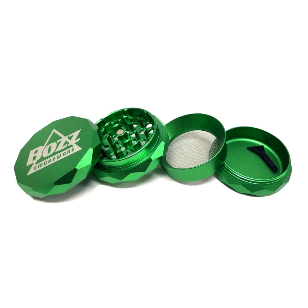 BOZZ ダイヤモンドシェイプ・メタルグラインダ― 4パーツ 63mm
