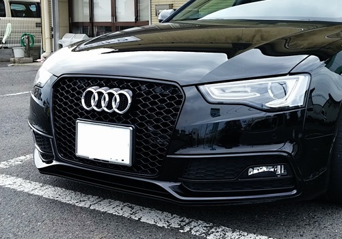 アウディ RS5 タイプグリル フロントグリル ブラック Audi A5 RSスタイル フロントグリル・ブラックフレーム|VW/Audi/Fiat