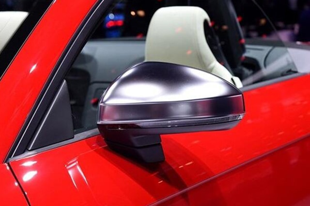 Audi TT(8S) TTSルック アルミ調ミラーカバー サイドアシスト無