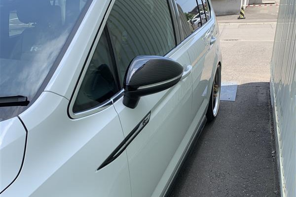 VW GOLF7 / GOLF7.5 / Touran BSM�դ� �ԥ��Υ֥�å� �ߥ顼���С�