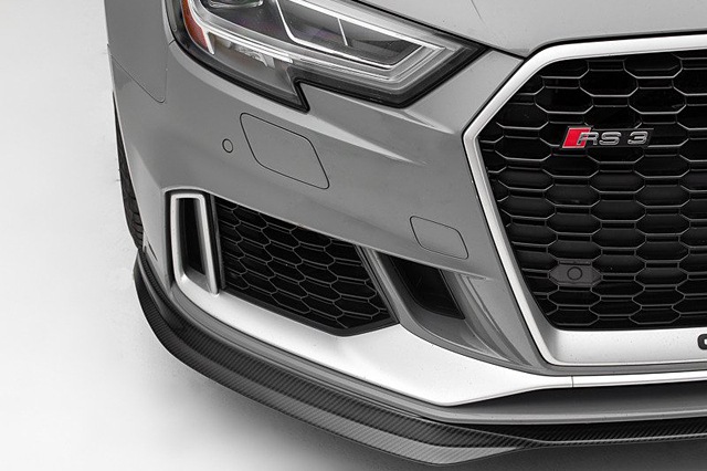 アウディ RS3セダン(8V後期) ECS製 リアルカーボン フロントスポイラー