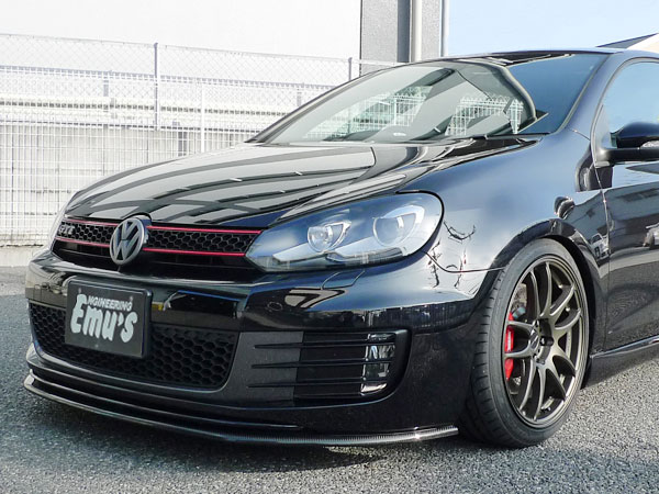 �� ���ݥ��顼 ��EMU'S GOLF6 GTI  �ե���ȥ��ݥ��顼 1pc