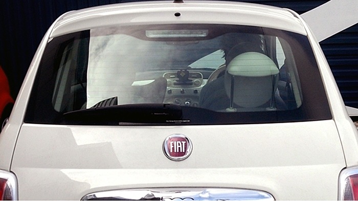 ���Х��500 , �ե����å�500 LED �ϥ��ޥ���� ���ȥåץ��� ������ʡ��֥�å� ABARTH,FIAT