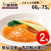 【数量限定】フカヒレの姿煮(66g~75g)×2枚(1枚半額)