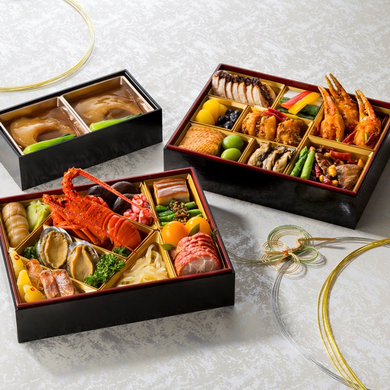 四川豆花飯荘 中華おせち二段重【別箱:フカヒレ姿煮付き】