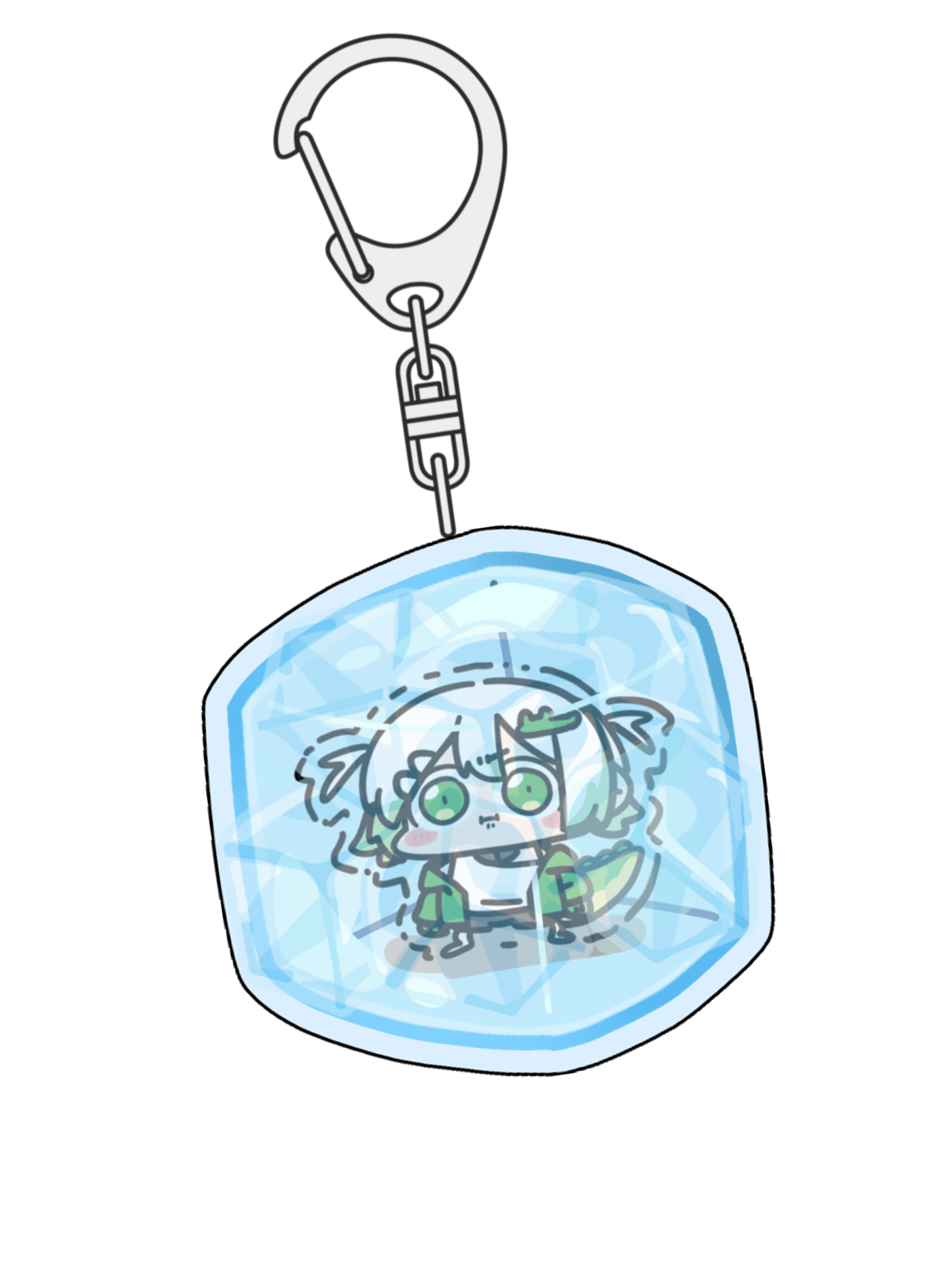 氷アクリルキーホルダー
