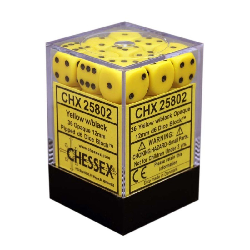 ��CHESSEX��Opaque 12mm �������֥��å���36������˥��������ߥ֥�å�