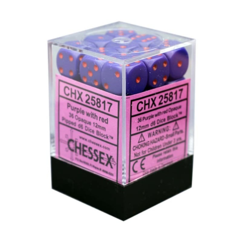 ��CHESSEX��Opaque 12mm �������֥��å���36������˥ѡ��ץ�ߥ�å�