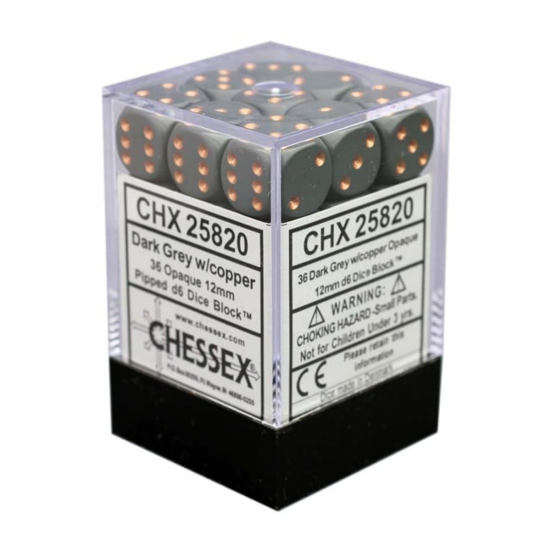 ��CHESSEX��Opaque 12mm �������֥��å���36������˥��������쥤�ߥ��åѡ�