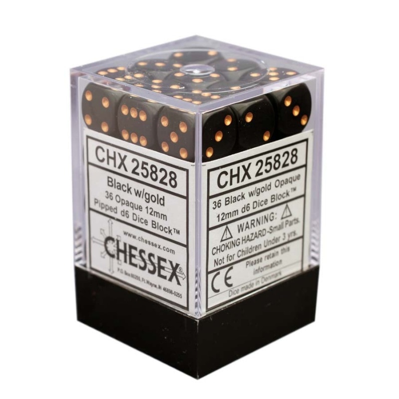 ��CHESSEX��Opaque 12mm �������֥��å���36������˥֥�å��ߥ������