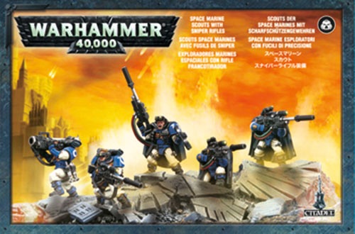 WH40kۥ(ʥѡ饤ե)/Space Marines Scouts with Sniper Rifles