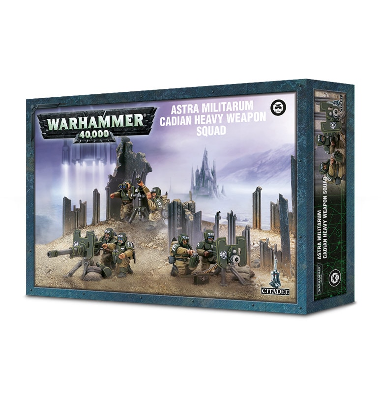 ��WH40k�ۥ����ǥ����󡦥إ��������ݥ󥹥��å�/Cadian Heavy Weapon Squad