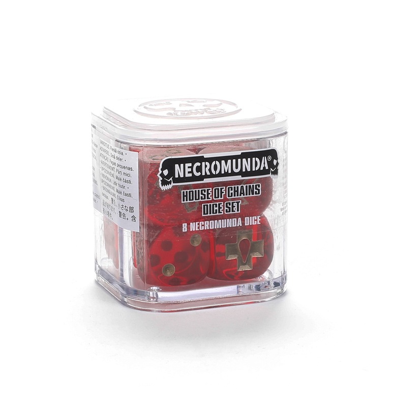 ��NECROMUNDA�ۥϥ��� ���� �������� ���������å� / House of Chains Dice Set