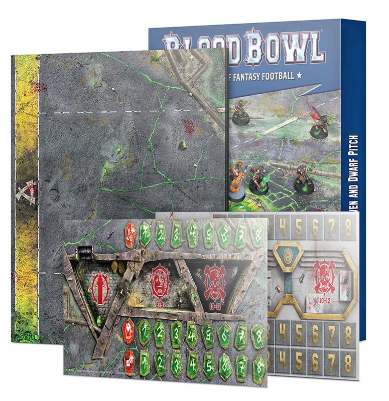 ��BLOOD BOWL�ۥ�����������ɥ�եԥå� /Skaven and Dwarf Pitch