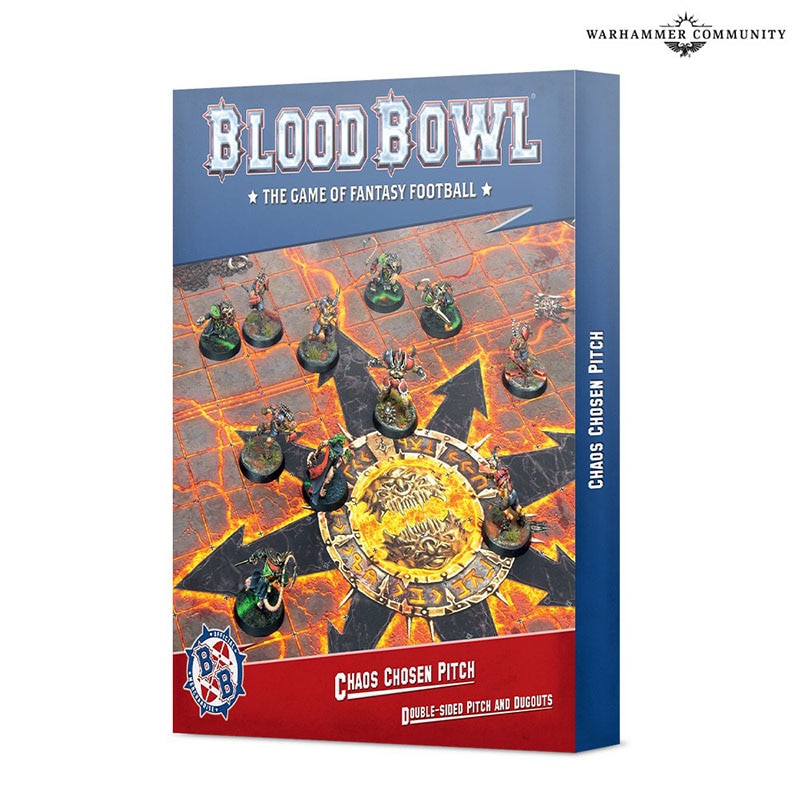 BLOOD BOWL】ケイオスチョーズン ピッチ＆ダグアウト / Chaos Chosen