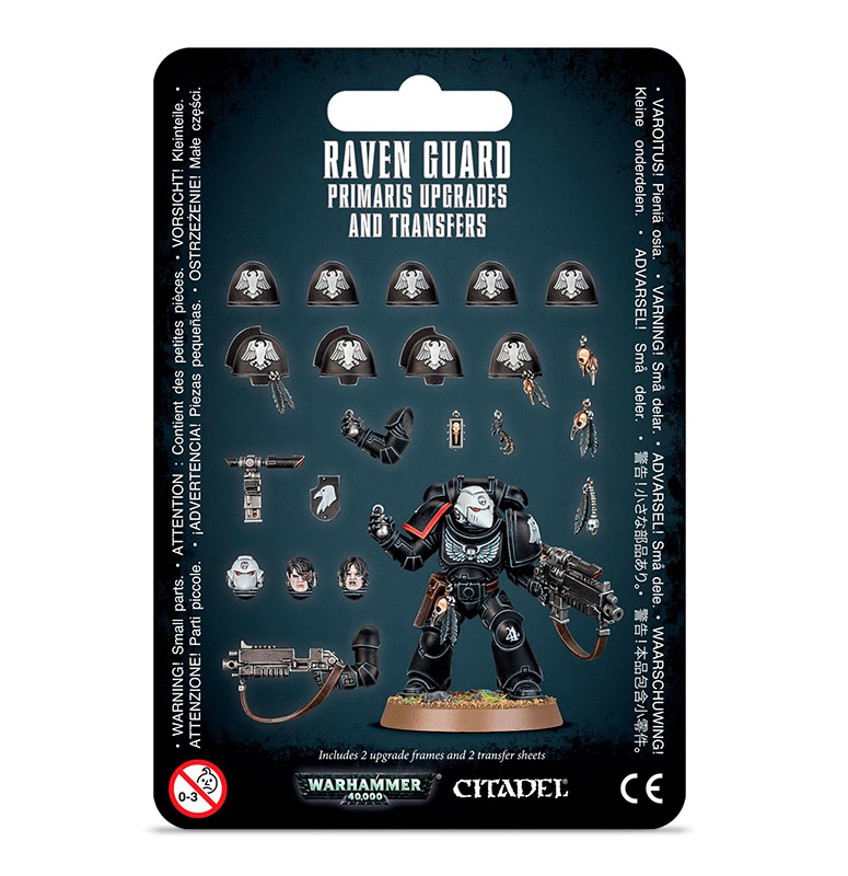 ��WH40k�ۥ쥤���󥬡��� �ץ饤�ޥꥹ���åץ��졼�ɡ��ȥ�󥹥ե��� / Raven Guard Primaris Upgrades and Transfers