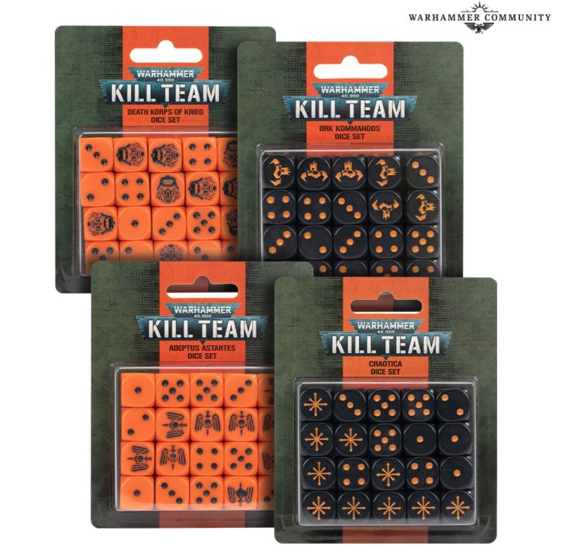 WH40 ࡧƥå / Kill Team: Chaotica Dice Set