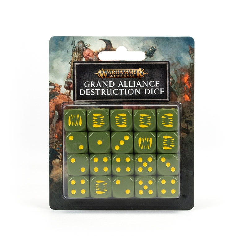 ��AoS���˲��η��������������å� / Grand Alliance Destruction Dice Set