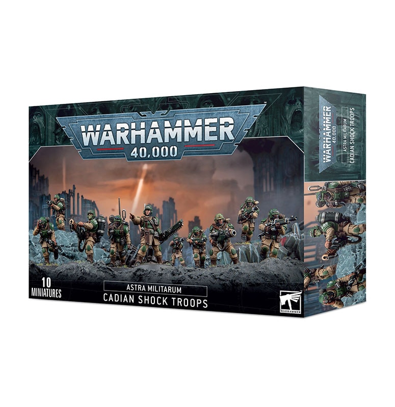 ��WH40k�ۥ����ȥ顦�ߥ꥿��ࡧ�����ǥ���������å��ȥ롼�� / ASTRA MILITARUM: CADIAN SHOCK TROOPS