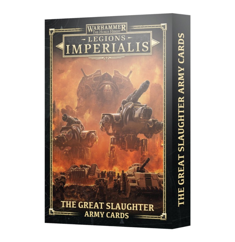 LI 쥮󥺡ڥꥢꥹ쥤ȡߡɡʱѸǡ / LEGIONS IMPERIALIS: THE GREAT SLAUGHTER ARMY CARDS (ENG)