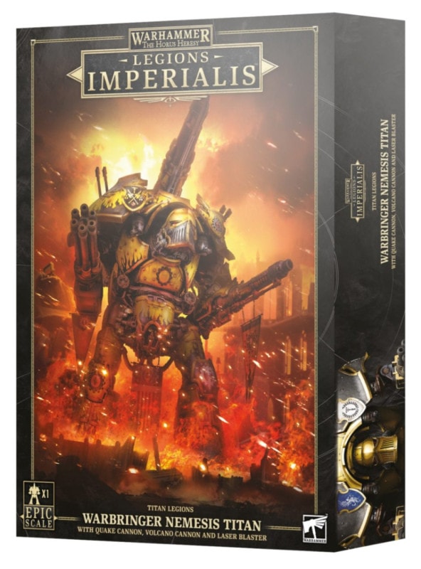 LI 쥮󥺡ڥꥢꥹ󡦥쥮󡧥֥󥬡ͥ᥷ʥΥ󡢥륱ΥΥ󡢥졼֥饹) / LEGIONS IMPERIALIS: TITAN LEGIONS: WARBRINGER NEMESIS TITAN WITH QUAKE CANNON, VOLCANO CANNON AND LASER BLASTER