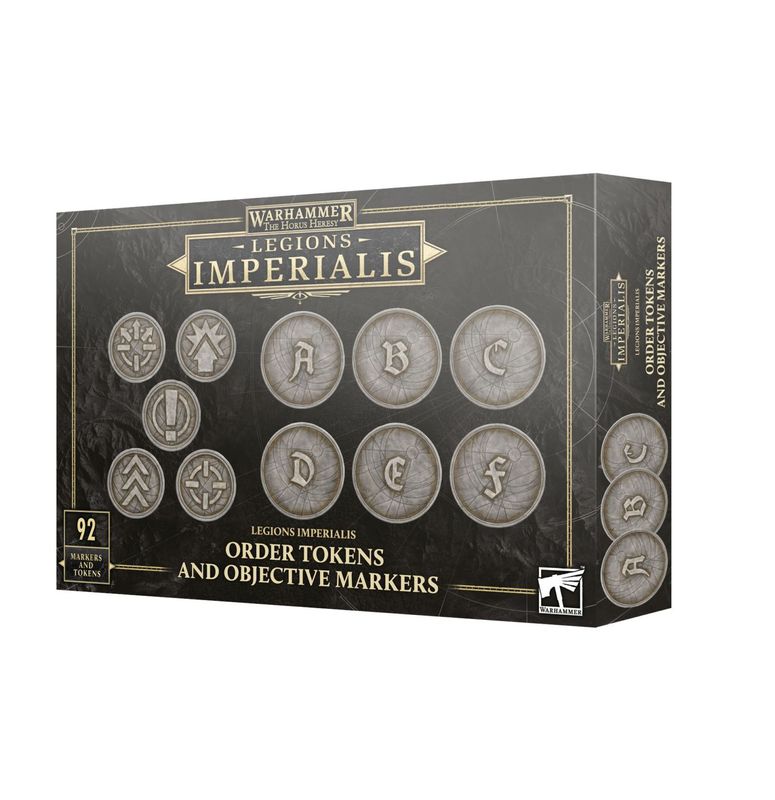 ��LI�ۥ쥮���󥺡�����ڥꥢ�ꥹ��̿��ȡ������������ɸ�ޡ����� / LEGIONS IMPERIALIS: ORDER TOKENS AND OBJECTIVES MARKERS