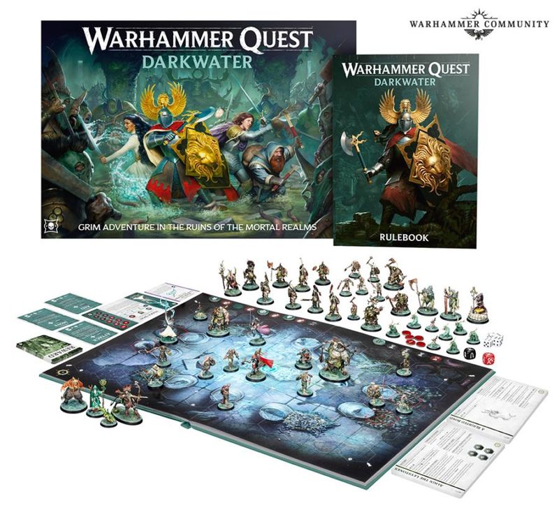 ��WHAoS�ۥ������ϥ�ޡ����������ȡ������������������ʱѸ��ǡ� / WARHAMMER QUEST: DARKWATER (ENG)