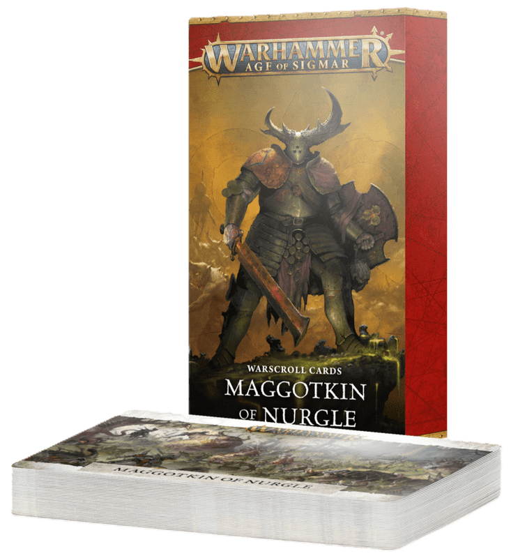 WHAoS】ウォースクロール・カード：マゴットキン・オヴ・ナーグル