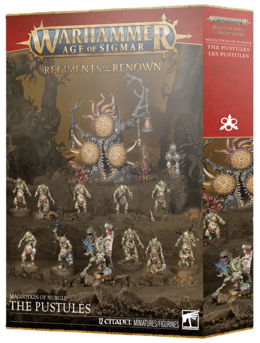 ��WHAoS��̾�⤭Ϣ�⡧�ޥ��åȥ��󡦥������ʡ����롧ǿ�׽� / MAGGOTKIN OF NURGLE: THE PUSTULES