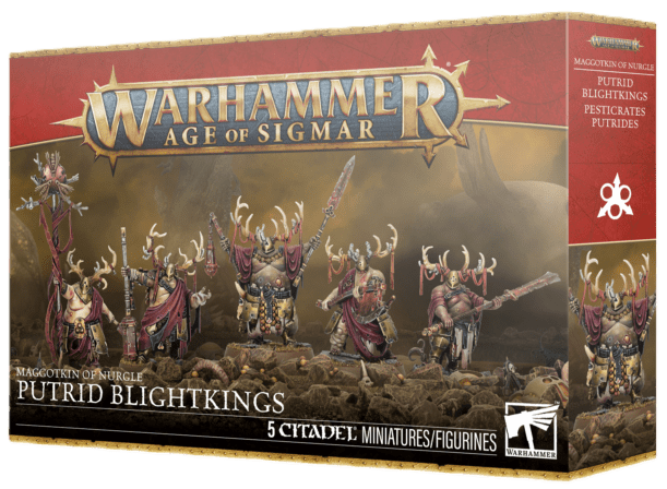 ��WHAoS�ۥޥ��åȥ��󡦥������ʡ����롧�ԥ塼�ȥ�åɡ��֥饤�ȥ��� / MAGGOTKIN OF NURGLE: PUTRID BLIGHTKINGS