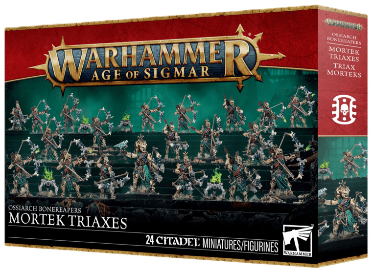 ウォーハンマーモルガスト未開封品 オシアークボーンリーパーアルカイハービンジャー AoS】オシアーク・ボーンリーパー：モーテク・トライアクス / OSSIARCH