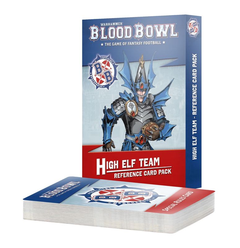 ��BB�ۥ֥�åɥܥ��롧�ϥ�����ա������ࡦ��ե���󥹡������ɥѥå� / BLOOD BOWL:HIGH ELF TEAM REFERENCE CARDS