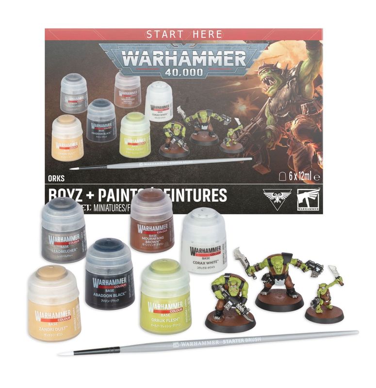 ��WH40k�ۥ��륯���ܥ������ڥ���� / ORKS��BOYZ + PAINTS