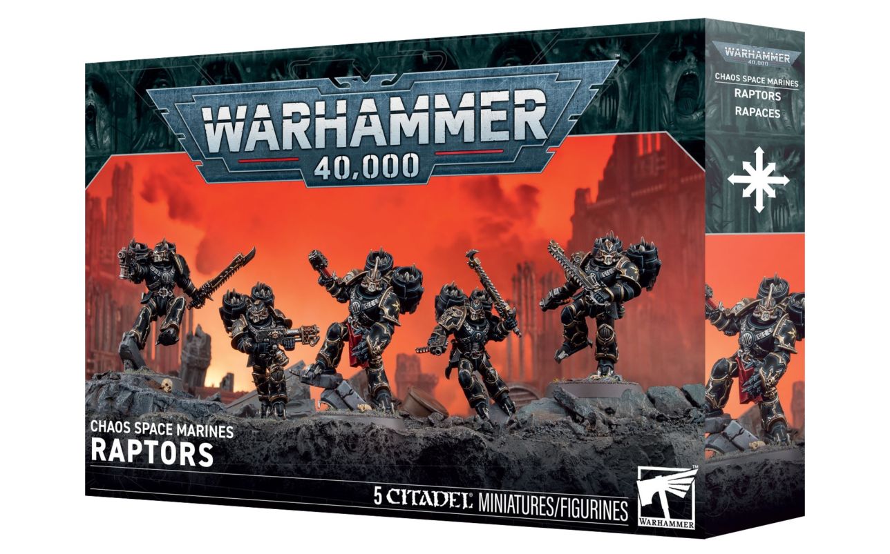 ウォーハンマー 40K ケイオス・スペースマリーン ラプター WH40k】ケイオス・スペースマリーン：ラプター / CHAOS SPACE MARINES