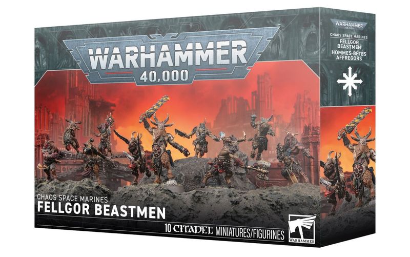 ��WH40k�ۥ������������ڡ����ޥ꡼�󡧥ե��르���롦�ӡ����ȥޥ� / CHAOS SPACE MARINES: FELLGOR BEASTMEN