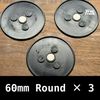 ��War Track��Magnetize Insert 60mm Round �� 3 - �ߥ˥��奢�١����ѥޥ��ͥ��������󥵡���