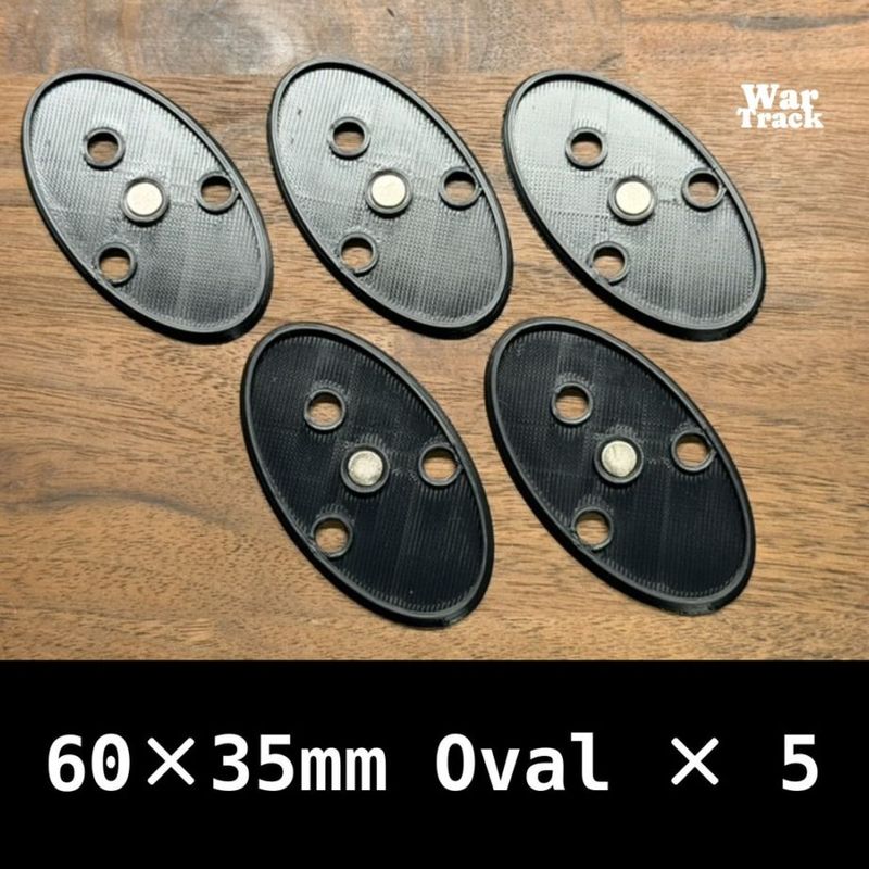 ��War Track��Magnetize Insert 60��35mm Oval �� 5 - �ߥ˥��奢�١����ѥޥ��ͥ��������󥵡���