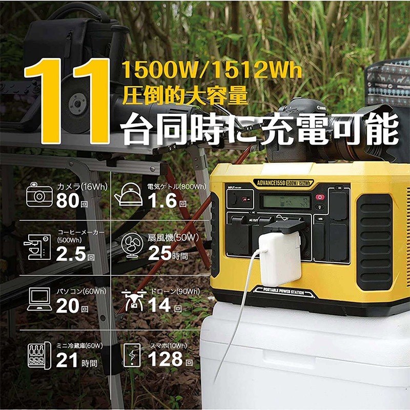 ݡ֥Ÿ TogoPower ADVANCE1550N ( 1500W / 1512Wh )