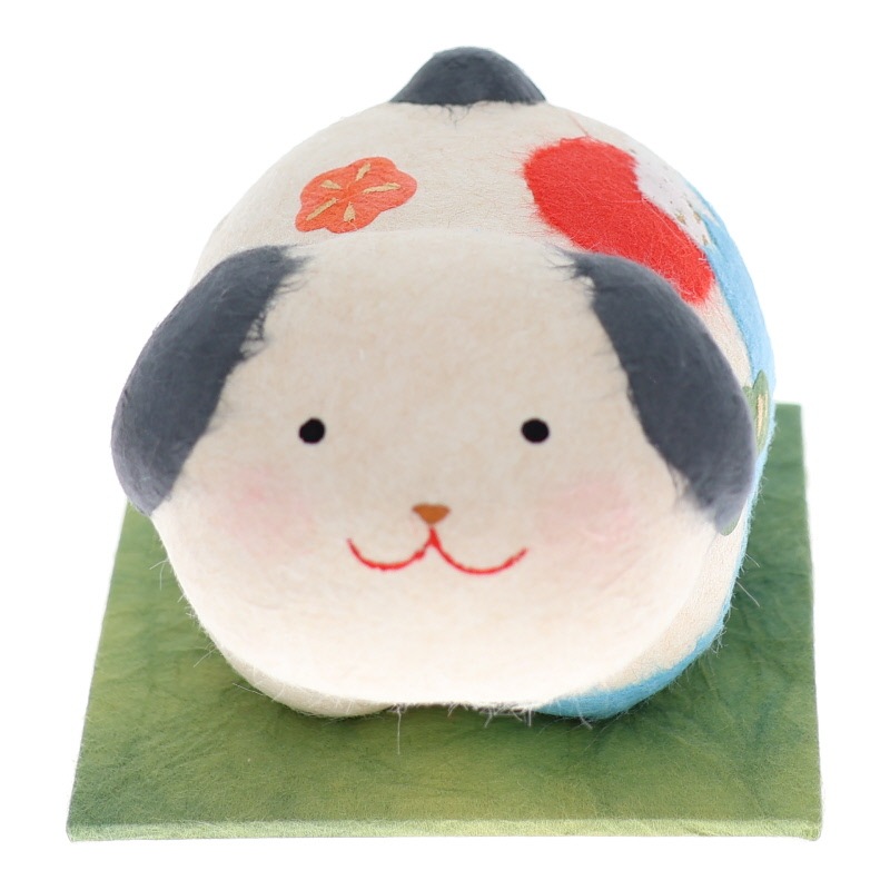 リュウコドウ ちぎり和紙 富士山 戌 置物 インテリア 干支 縁起物 日本製 おみやげ 和雑貨 プレゼント ギフト