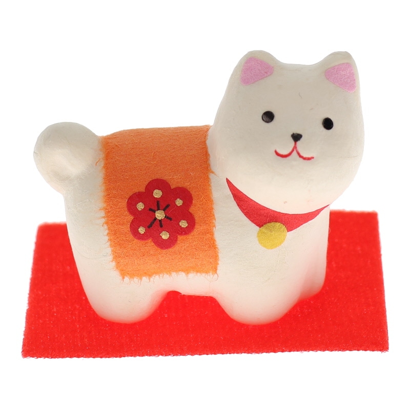 石川紙業 干支戌 和紙貼り陶器人形 こいぬ インテリア 干支 縁起物 日本製 おみやげ 和雑貨 プレゼント ギフト