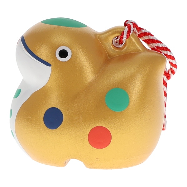 DECORE デコレ 干支土鈴 巳 金 置物 インテリア 陶器 縁起物 おみやげ 和雑貨 プレゼント ギフト