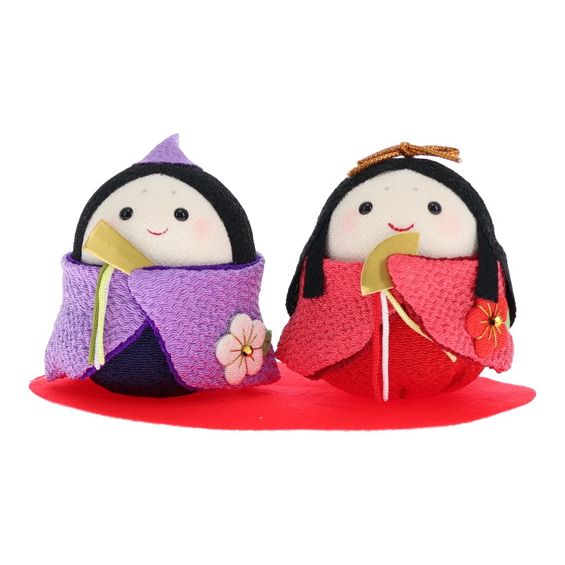 リュウコドウ おにぎり雛 置物 インテリア 雛祭り 雛人形 桃の節句 日本製 縁起物 おみやげ 和雑貨 プレゼント ギフト