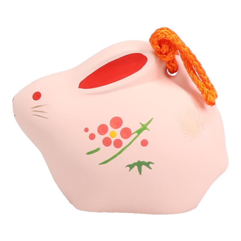 薬師窯 錦彩十二干支土鈴 卯 置物 インテリア 陶器 縁起物 おみやげ 和雑貨 プレゼント ギフト