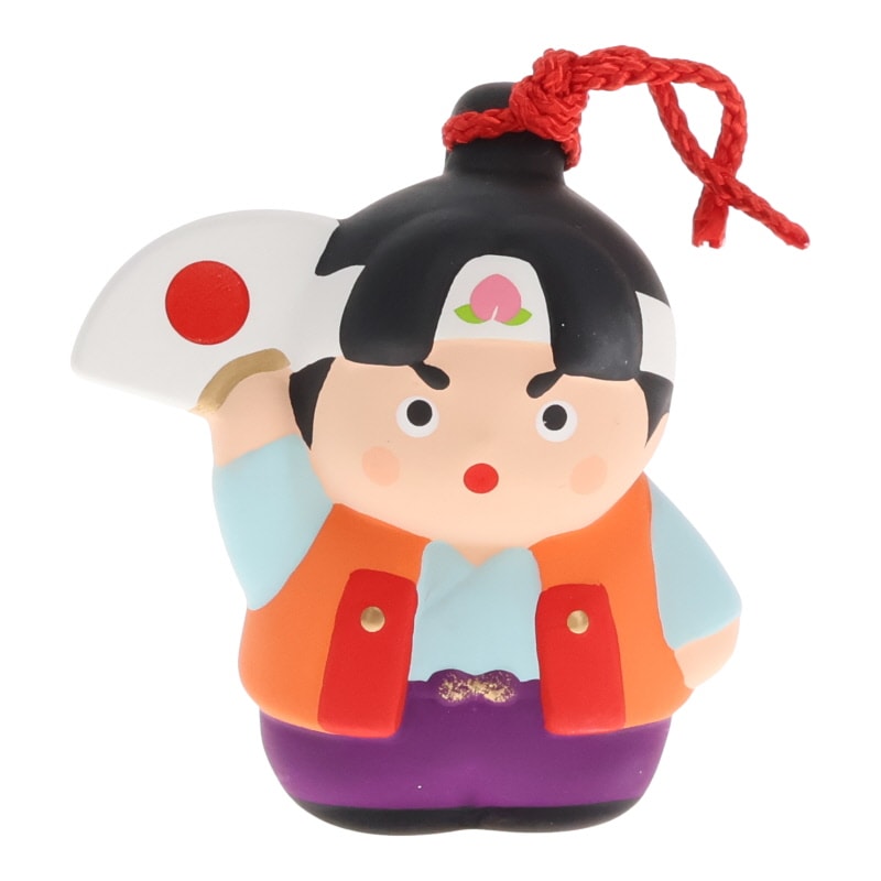 薬師窯 桃太郎 土鈴 置物 インテリア 陶器 おみやげ 和雑貨 プレゼント ギフト