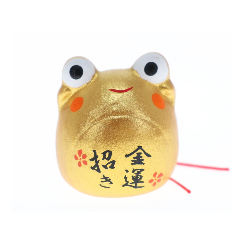 リュウコドウ おみくじ 金運招きシリーズ カエル おみくじ付き 置物 インテリア 縁起物 おみやげ 和雑貨 プレゼント ギフト