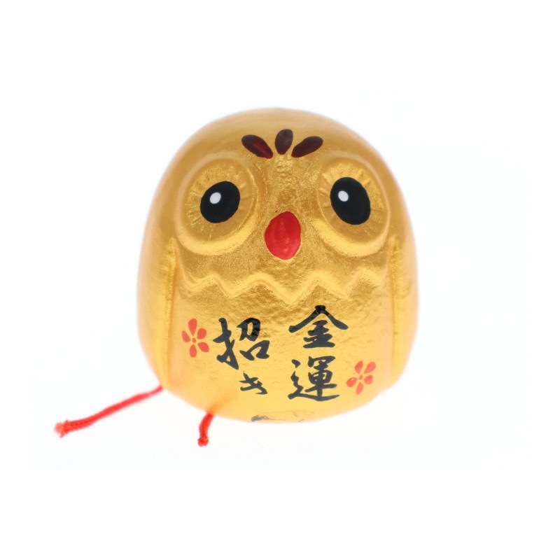 リュウコドウ おみくじ 金運招きシリーズ ふくろう おみくじ付き 置物 インテリア 縁起物 おみやげ 和雑貨 プレゼント ギフト